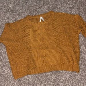Crop sweater